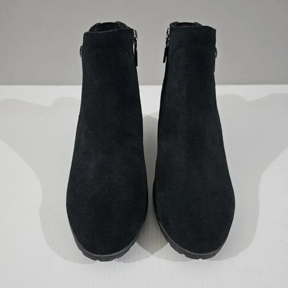 NEW Blondo Vivian Ankle Bootie Womens 6.5 Black Suede Waterproof Western Casual - Picture 5 of 13